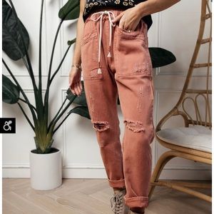 Dusty orange/rusty/pink pants